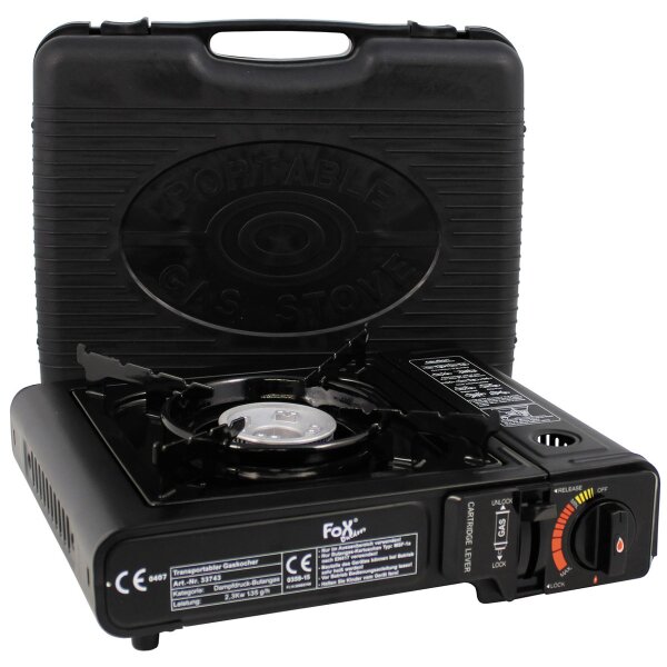 Gas Stove, "Camping", with Piezo ignition