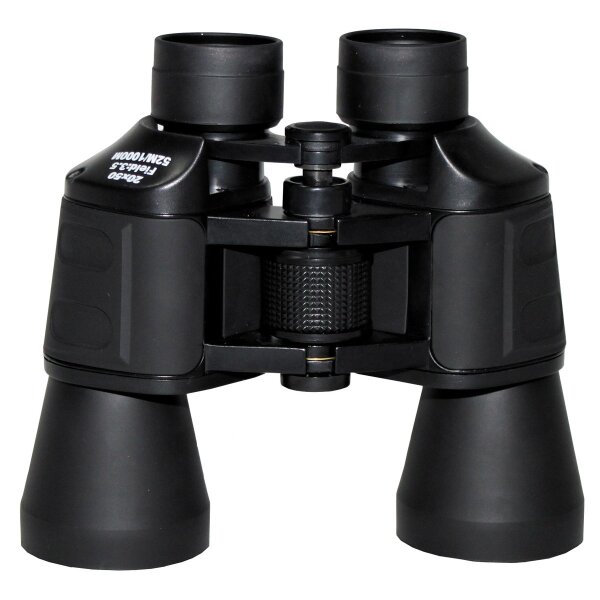 Binocular, foldable, 20 x 50, black