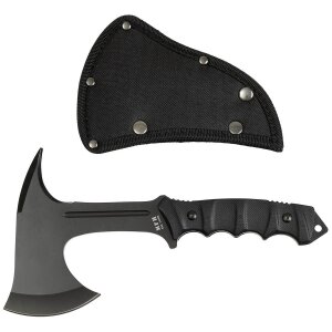 Tomahawk, "Comox", black, G10 handle, sheath