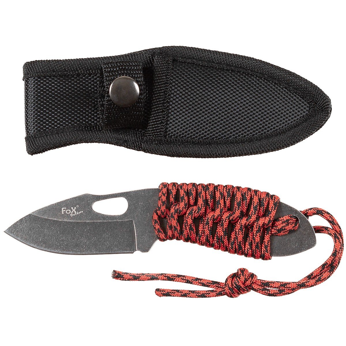 Knife, "Redrope", small, wrapped handle, sheath