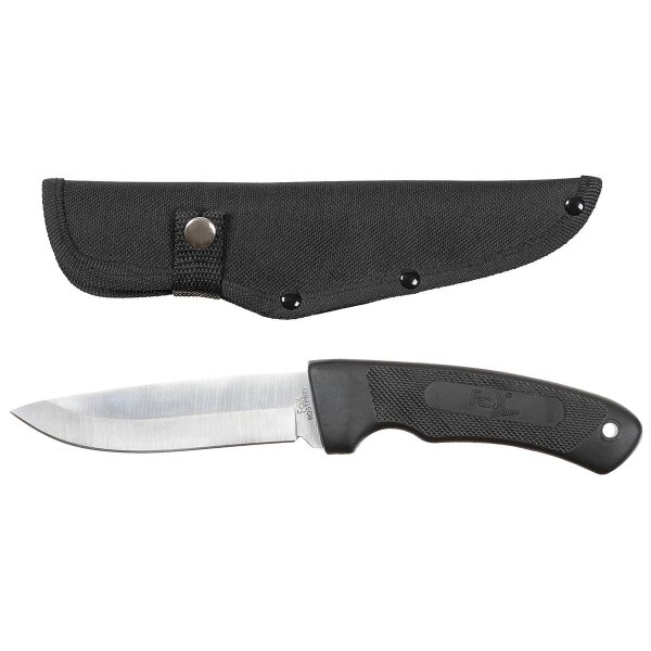 Outdoor Knife, "Hunter", rubber handle, sheath, 10,49