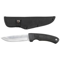 Outdoor Knife, "Hunter", rubber handle, sheath