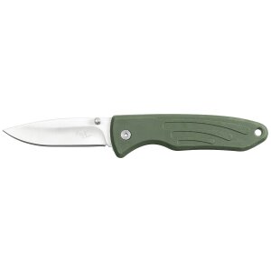 Jack Knife, one-handed, OD green, TPR handle