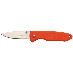 Jack Knife, one-handed, orange, TPR handle