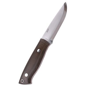 Brisa Trapper 95 - Grünes Micarta, Scandi, Feuerstahl