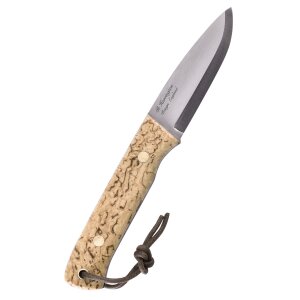 Outdoor knife Woodsman, burl birch, Casström