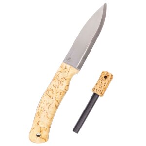 Casstrom No.10 Swedish Forest Knife, Curly birch, Sleipner