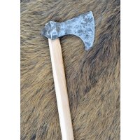 Axe shaft made of hickory wood, approx. 56 cm long