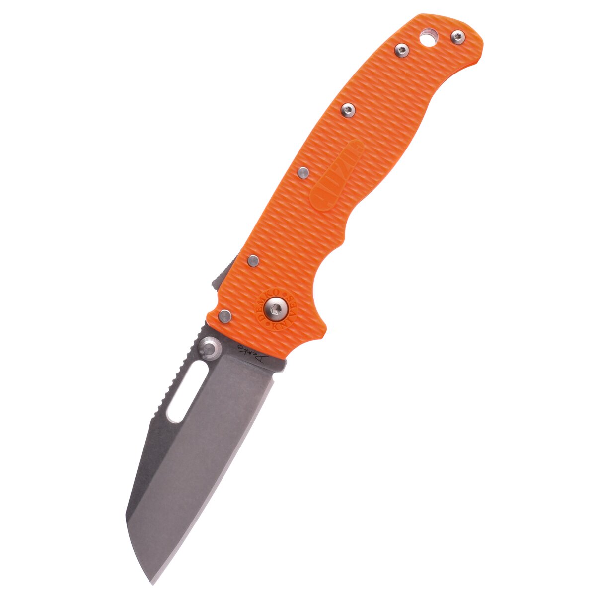 Couteau de poche Demko AD20.5 Shark Foot, orange