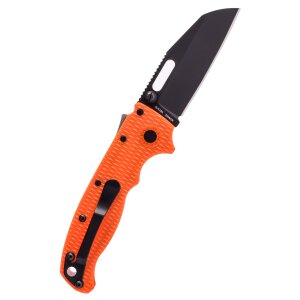 Couteau de poche Demko AD20.5 Shark Foot, Orange, DLC