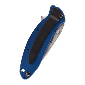 Couteau de poche Kershaw Scallion, bleu marine