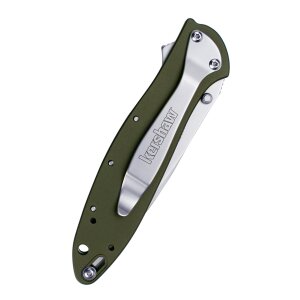 Pocket knife Kershaw Leek, olive green