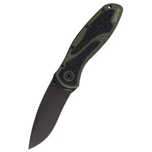 Pocket Knife Kershaw Blur, Olive Green &amp; Black