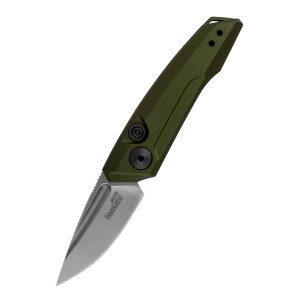 couteau de poche Kershaw Launch 9, vert olive