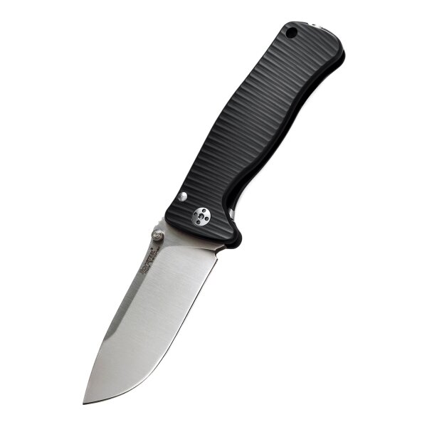 Pocket Knife SR2 Aluminum Black, Satin Finish, Lionsteel