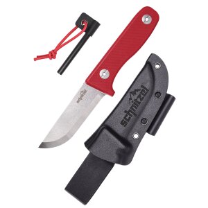 Carving DU, carving knife for children from 10 years, red