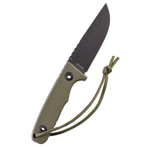 Carving TRI, outdoor knife, green