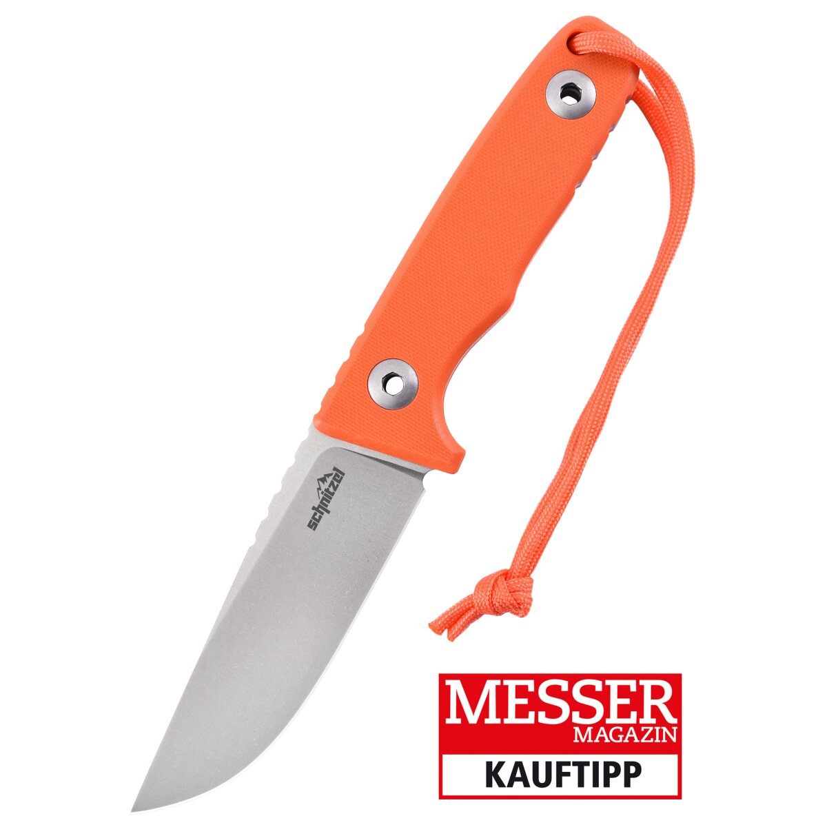 Schnitzel TRI, Outdoormesser, orange