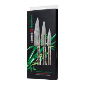 Samura Bamboo, 3-teiliges Messerset