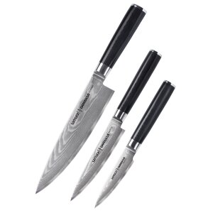 Samura DAMASCUS Set de couteaux de cuisine 3 pièces