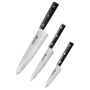 Samura DAMASCUS 67 set of 3 kitchen knives