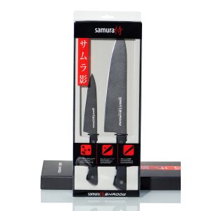 Samura Shadow 2-piece knife set