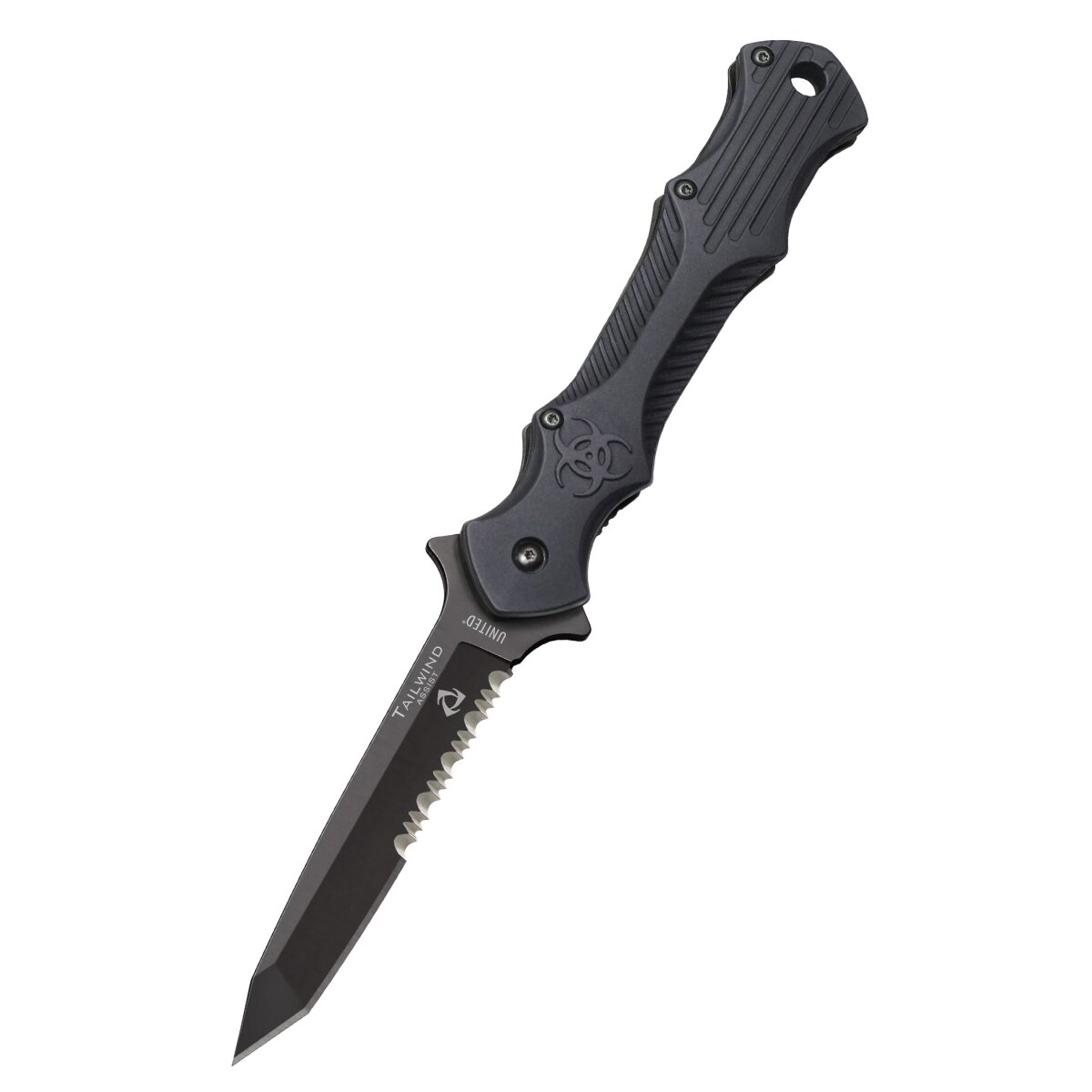 Tailwind Urban Tactical Stiletto Pocket Knife, Serrated
