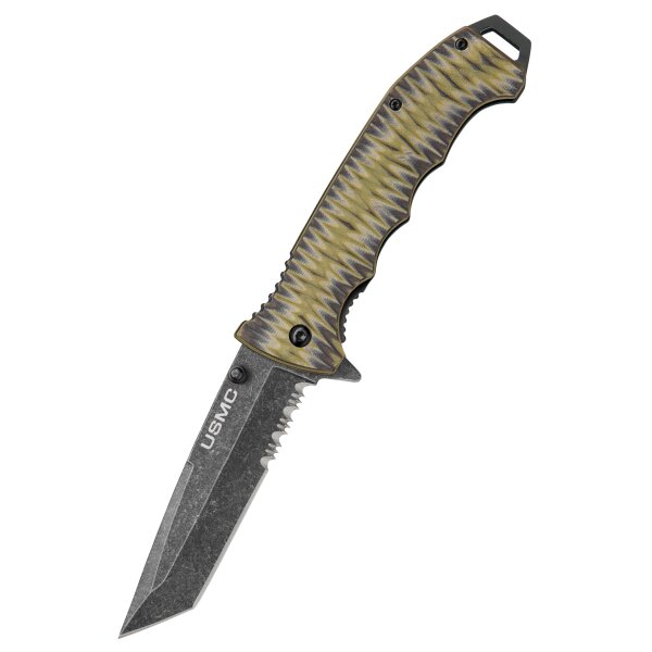 USMC Fallout Assisted Opening Tanto Pocket Messer