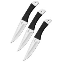 Gil Hibben - Set of 3 Throwing Knives with Cord Handle, Large