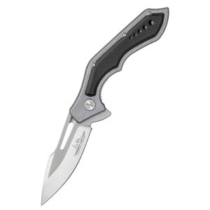Gil Hibben Hurricane pocket knife, black, D2 tool steel