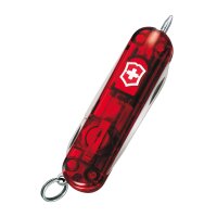 Kleines Taschenwerkzeug Signature Lite, Rot Transp., LED