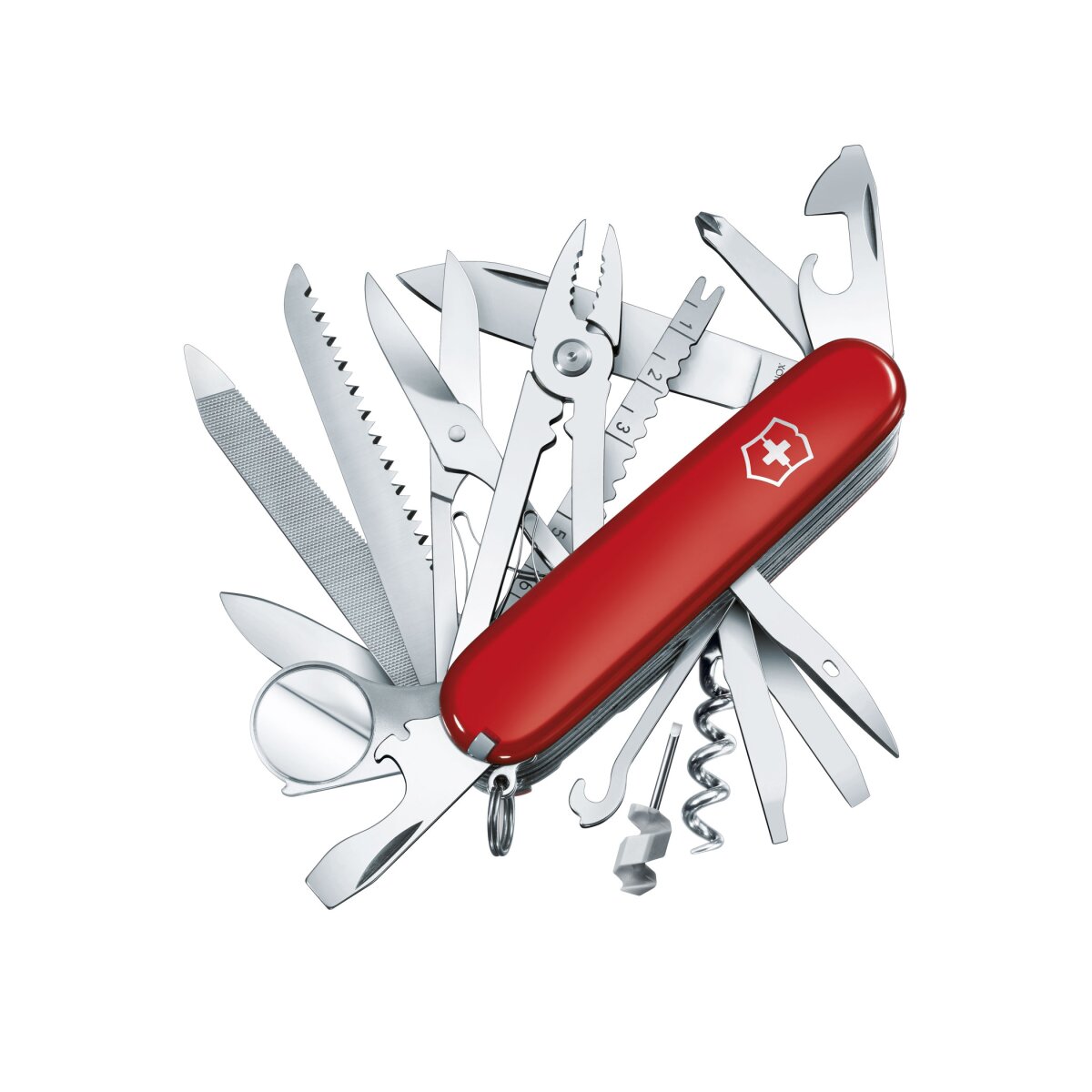Officers knife, SwissChamp, red
