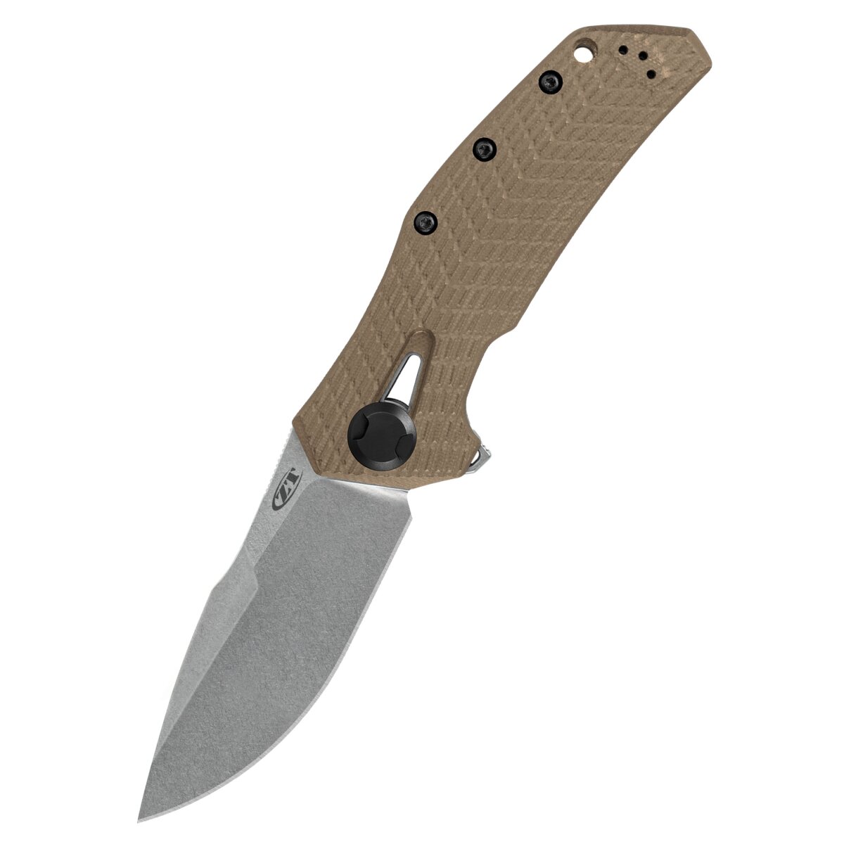 Taschenmesser ZT-0308, KVT G10 Coyote Tan/20CV SW