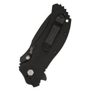 Couteau de poche ZT 0350, noir/noir