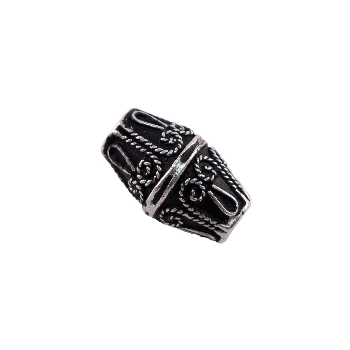 Viking age bead silver plated, No. B5