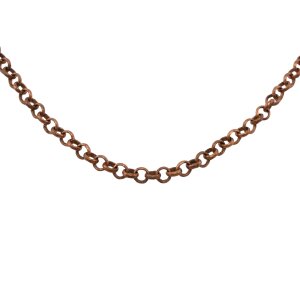 Viking chain with brass hook closure, 60 cm