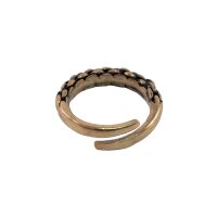 Wikinger Ring bronze "Chain" verschiedene Größen