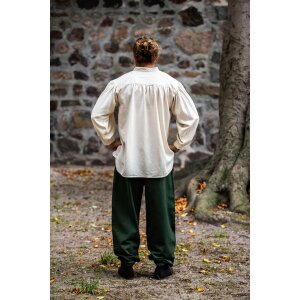 Medieval shirt in coarse cotton Natural "Leopold"