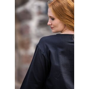 Mittelalter Bluse Schwarz "Tilda"