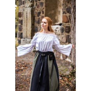 Classic medieval blouse White "Emma"