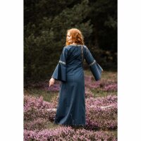 Mittelalter Baumwollkleid Blau "Angie"