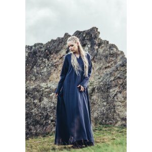 Wikinger Unterkleid Baumwolle Midnight Blue "Valdis"