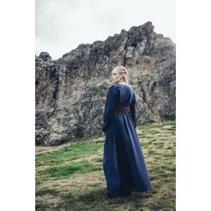 Wikinger Unterkleid Baumwolle Midnight Blue "Valdis"