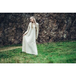 Sous-robe viking en coton naturel "Valdis