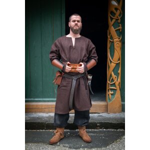 Viking wool tunic Brown  "Olvisson"