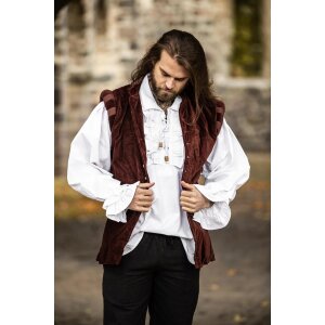 Noble velvet doublet red-brown "Pierre"