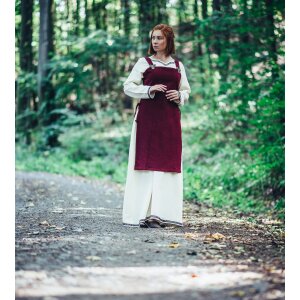 Wikinger Überkleid aus Wolle Rot "Aila"