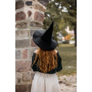 Chapeau de sorcière noir "Agata