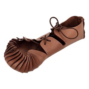 Medieval bund shoes brown