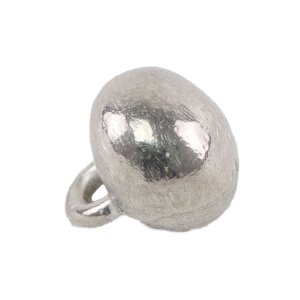 Pewter button round small